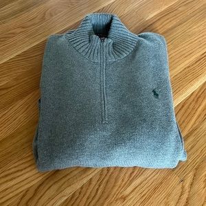 Grey Ralph Lauren quarter zip